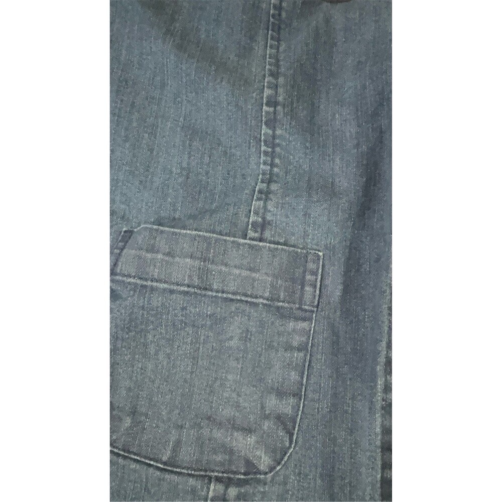 NorthStyle Denim Jacket Womens Size L Blue Lightweight Button Front - Picture 11 of 14